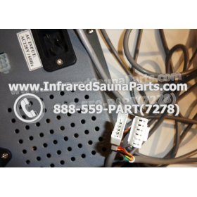 COMPLETE CONTROL POWER BOX WITH CONTROL PANEL - COMPLETE CONTROL POWER BOX  INFRARED SAUNA 110v 120v WITH ONE CONTROL PANEL UNIVERSAL 7