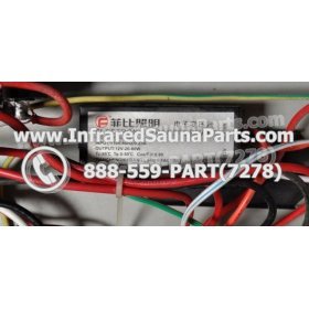 COMPLETE CONTROL POWER BOX WITH CONTROL PANEL - COMPLETE CONTROL POWER BOX SUNMATE INFRARED SAUNA STYLE 2 WITH ONE CONTROL PANEL 10