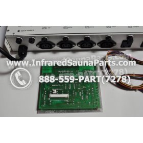 COMPLETE CONTROL POWER BOX WITH CONTROL PANEL - COMPLETE CONTROL POWER BOX SUNMATE INFRARED SAUNA STYLE 4 WITH ONE CONTROL PANEL 5