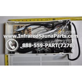 COMPLETE CONTROL POWER BOX WITH CONTROL PANEL - COMPLETE CONTROL POWER BOX HYDRA INFRARED SAUNA STYLE 1 WITH ONE CONTROL PANEL 5