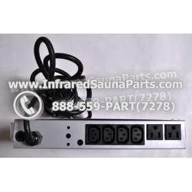 COMPLETE CONTROL POWER BOX 110V / 120V - COMPLETE CONTROL POWER BOX 110V / 120V WATERSTAR  INFRARED SAUNA STYLE 9 5