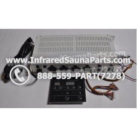 COMPLETE CONTROL POWER BOX WITH CONTROL PANEL - COMPLETE CONTROL POWER BOX PRECISION THERAPY INFRARED SAUNA STYLE 4 WITH ONE CONTROL PANEL 1