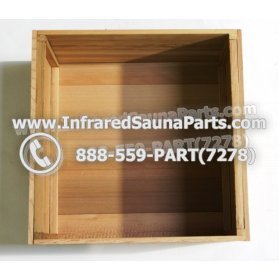 WOOD STEREO HOUSINGS - HEMLOCK WOOD BOX FOR UNIVERSAL COMPLETE CONTROL POWER BOX 3