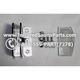 DOOR HINGES - GLASS DOOR HINGE STYLE 5 COMPLETE SET 2