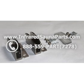 DOOR HINGES - GLASS DOOR HINGE STYLE 5 COMPLETE SET 5