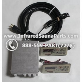 COMPLETE CONTROL POWER BOX WITH CONTROL PANEL - COMPLETE CONTROL POWER BOX AIRWALL WITHOUT HIGH LIMIT SWITCH WITH TWO CONTROL PANEL 12