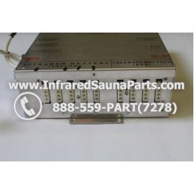 COMPLETE CONTROL POWER BOX WITH CONTROL PANEL - COMPLETE CONTROL POWER BOX INFINITY INFRARED SAUNA  WITH ONE CONTROL PANEL 4