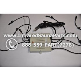 COMPLETE CONTROL POWER BOX 220V / 240V - COMPLETE CONTROL POWER BOX 220V / 240V SUNTECH INFRARED SAUNA WITH 8 HEATER PLUGS v1 1