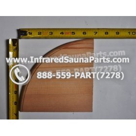 WOOD SHELVES + CUP HOLDERS - HEMLOCK WOOD CUP HOLDER STYLE 5 3