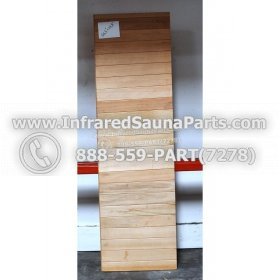 WOOD BENCHS + HEATERS - HEMLOCK WOOD BENCH ( 66.5" x 19.8" ) 2