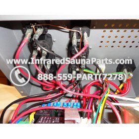COMPLETE CONTROL POWER BOX WITH CONTROL PANEL - COMPLETE CONTROL POWER BOX CLEARLIGHT INFRARED SAUNA 110v 120v WITH TWO CONTROL PANELS 25
