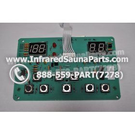 CIRCUIT BOARDS WITH  FACE PLATES - CIRCUIT BOARD WITH FACEPLATE WATERSTAR INFRARED SAUNA  XZSN1DB V1.5 2