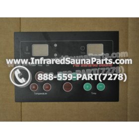FACE PLATES - FACEPLATE FOR CIRCUIT BOARD PRECISION THERAPY INFRARED SAUNA XZSN1DB V1.5 1