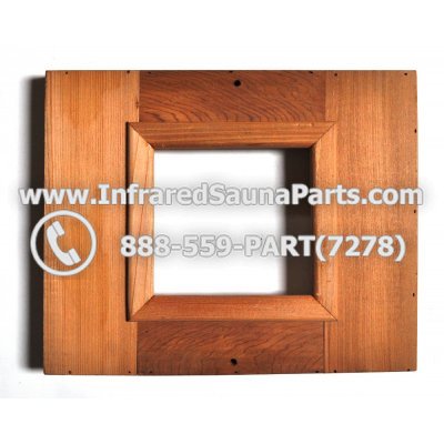 WOOD CONTROL PANEL TRIMS - CEDAR WOOD CONTROL PANEL TRIM STYLE 1 1