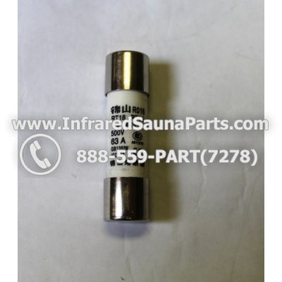 FUSES - FUSE R016 RT18 RT14 14X51 500V 63A 1