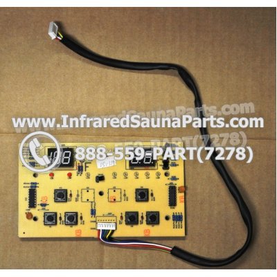 CIRCUIT BOARDS / TOUCH PADS - CIRCUIT BOARD  TOUCHPAD KEYSBACKYARD INFRARED SAUNA WITH THERMO WIRE NYSN2DB V3.2F 1